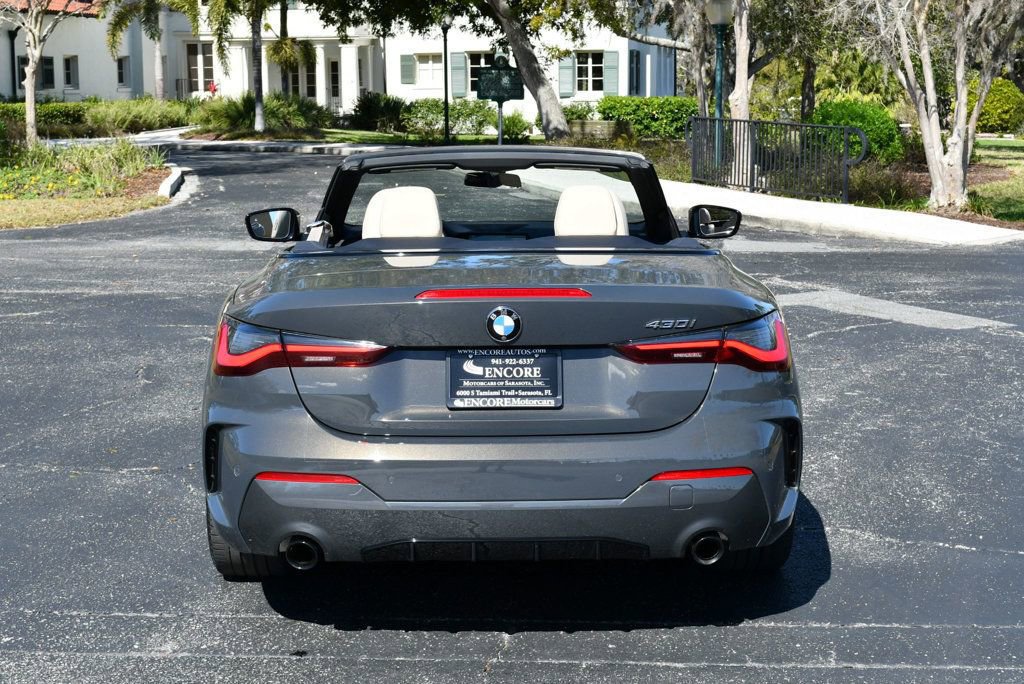 Used 2022 BMW 430i Convertible w/ M Sport Package RWD image 5