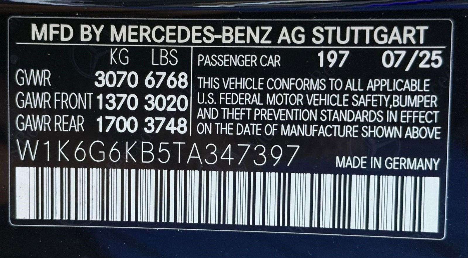 New 2026 Mercedes-Benz S 580e 4MATIC Sedan image 16