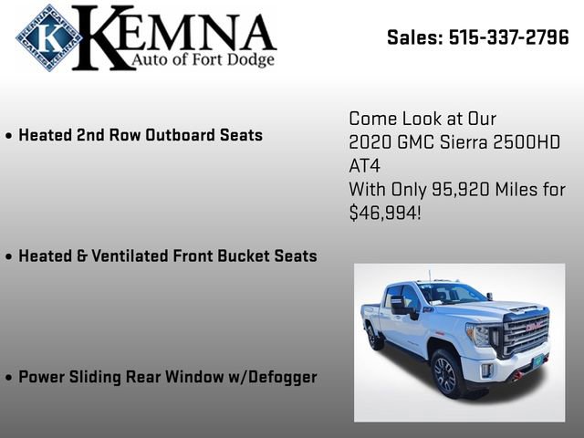 Used 2020 GMC Sierra 2500 AT4 w/ AT4 Preferred Package image 19