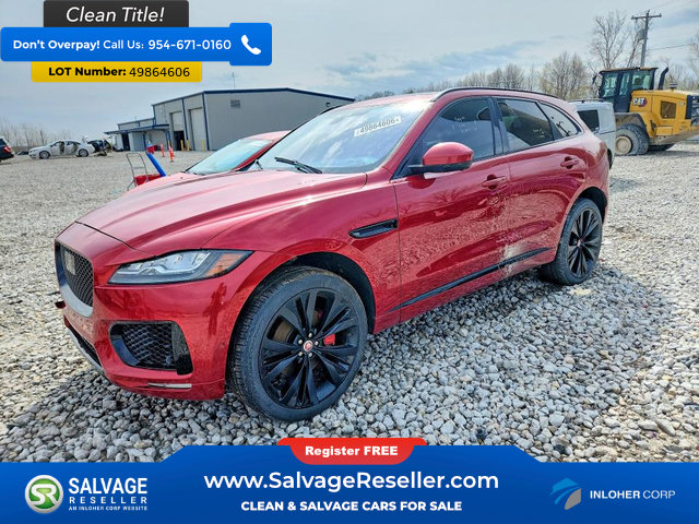 Used 2017 Jaguar F-PACE S AWD/4WD image 1