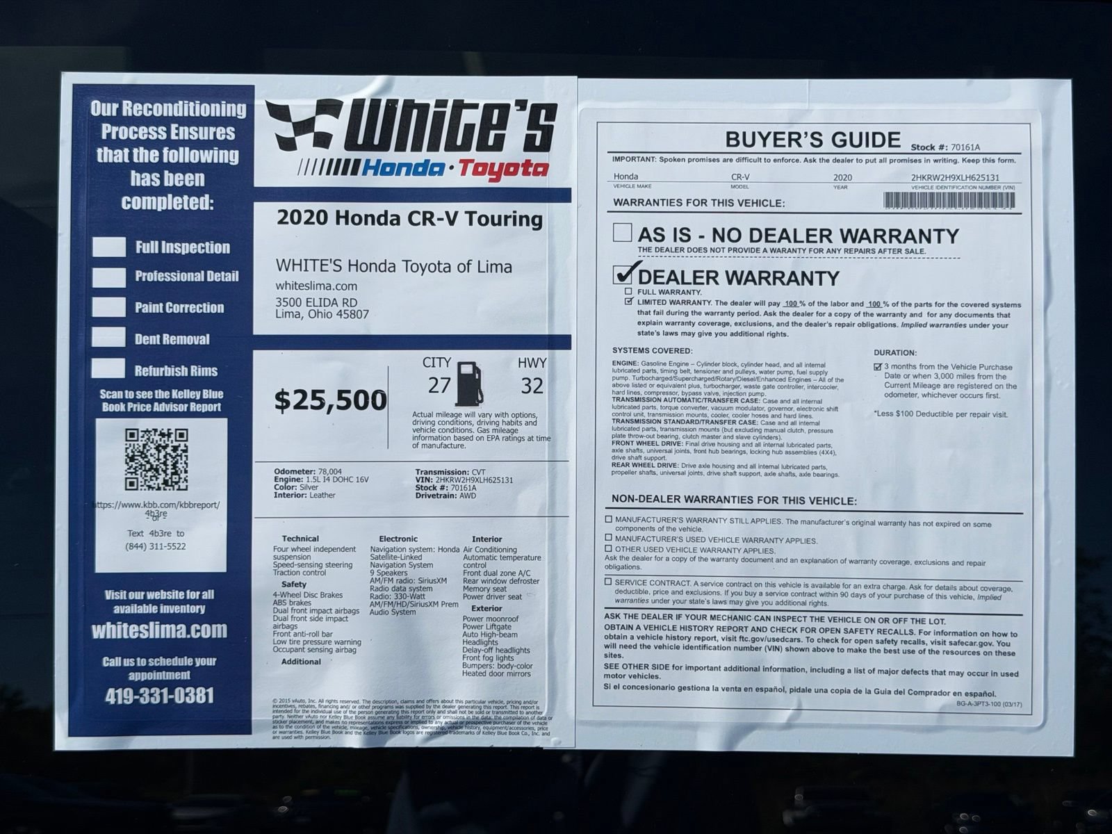 Used 2020 Honda CR-V Touring image 35