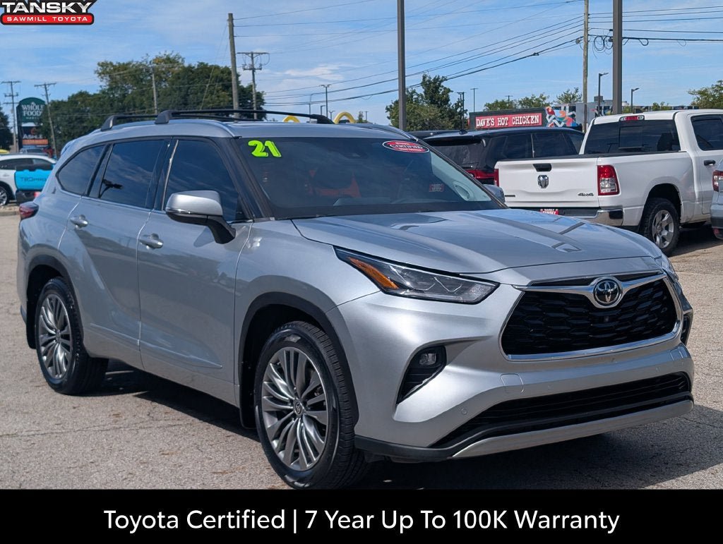 Certified 2021 Toyota Highlander Platinum AWD/4WD 360° Tour
