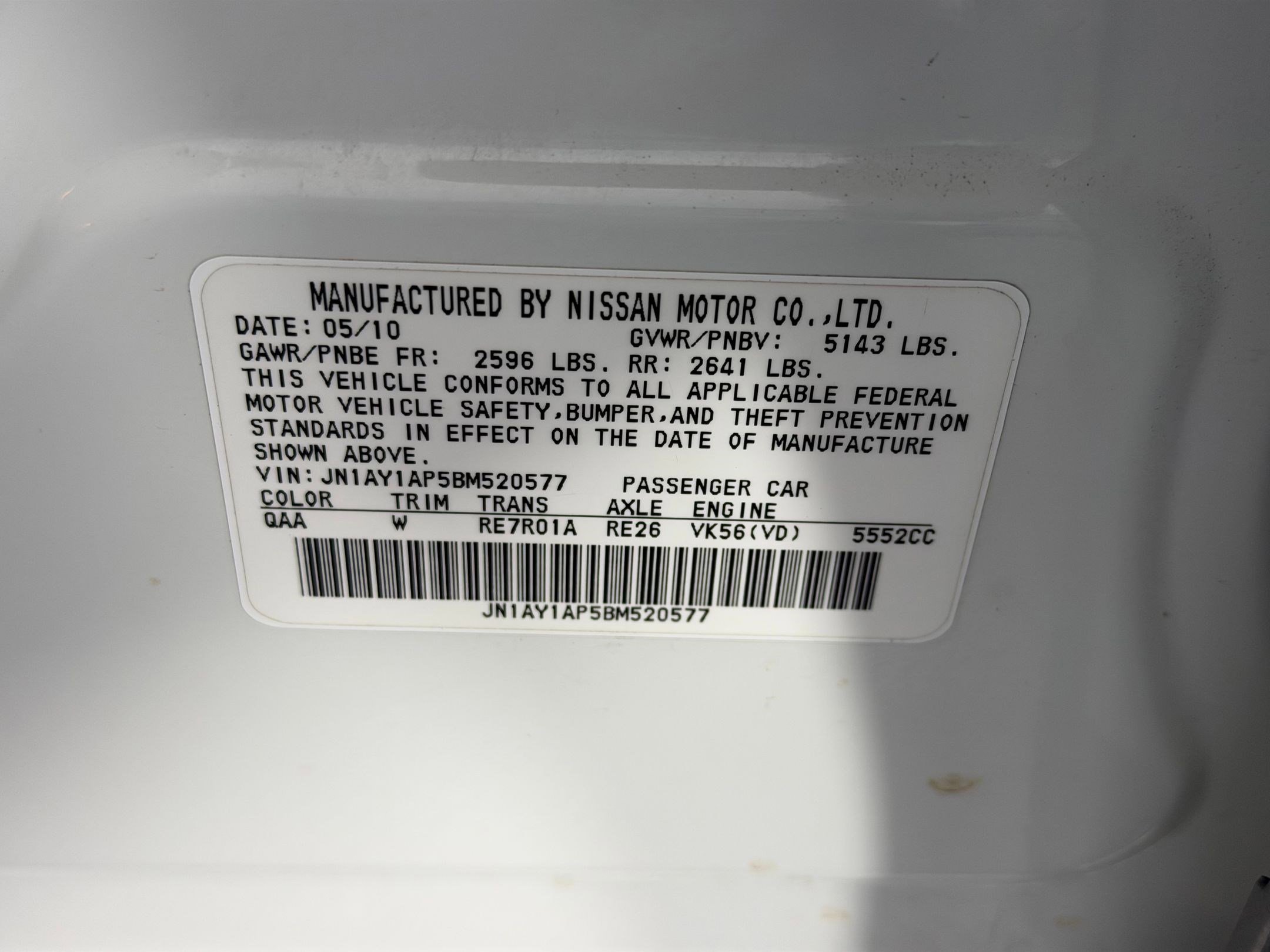 Used 2011 INFINITI M56 w/ Deluxe Touring Pkg image 20