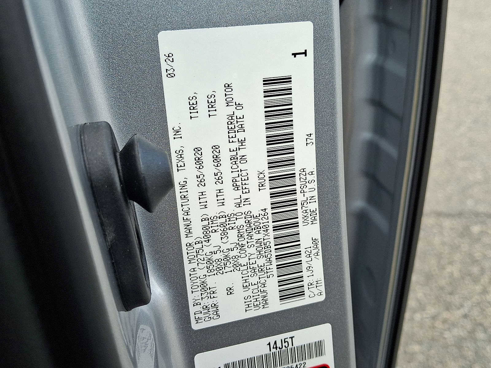 New 2026 Toyota Tundra Platinum image 18