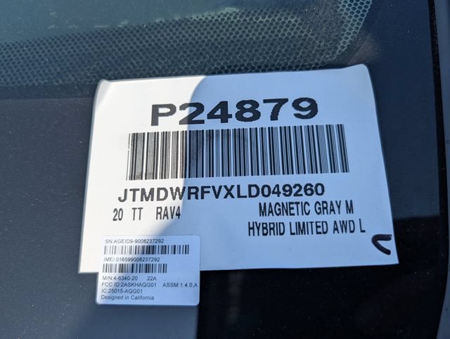 Used 2020 Toyota RAV4 Limited w/ Limited Grade Weather Package AWD/4WD image 37