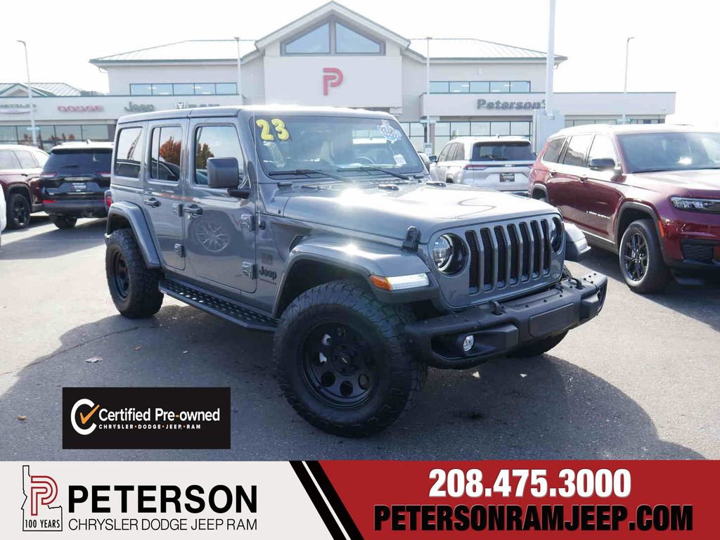 Certified 2023 Jeep Wrangler Unlimited Sport