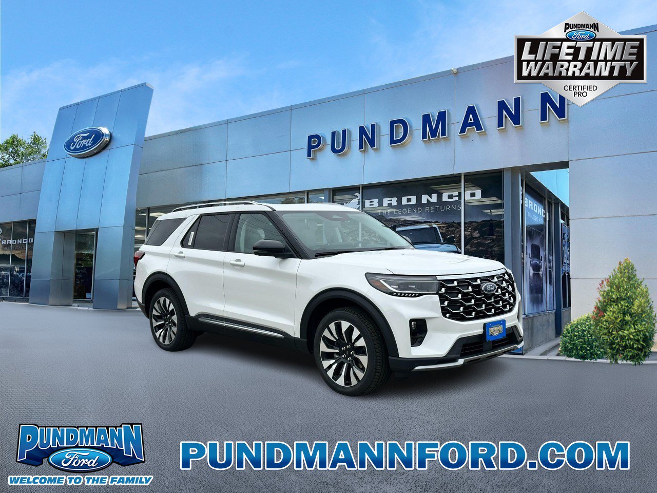 New 2026 Ford Explorer Platinum w/ LUX Leather Package