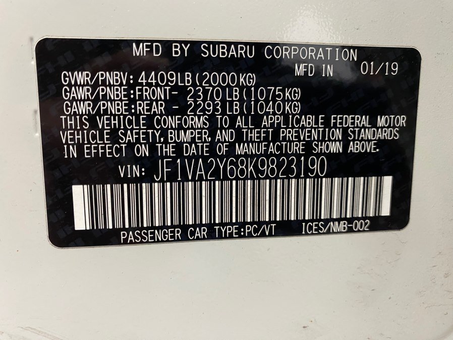 Used 2019 Subaru WRX STI Limited image 52