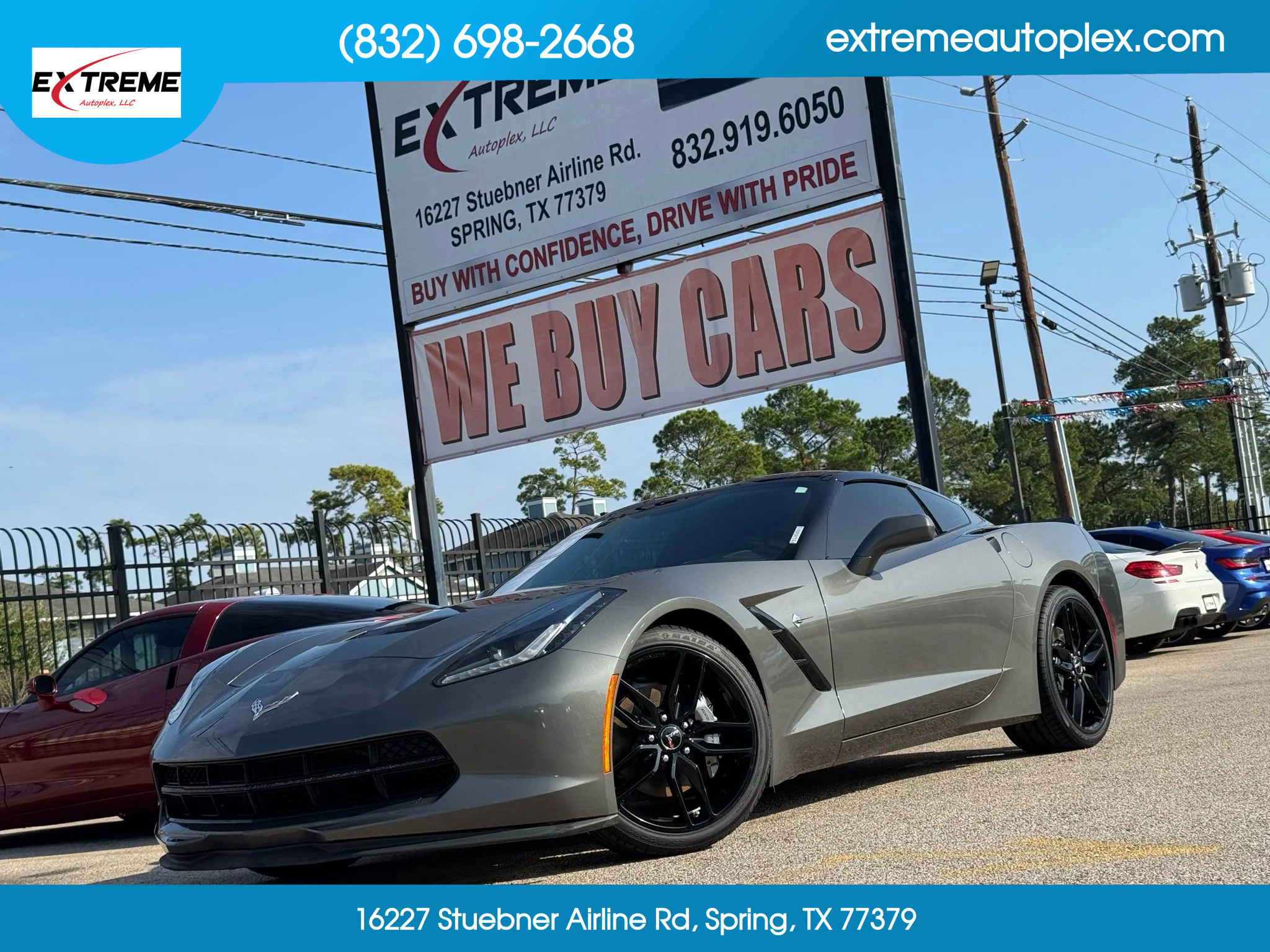 Used 2015 Chevrolet Corvette Stingray Coupe w/ ZF1 Appearance Package image 1