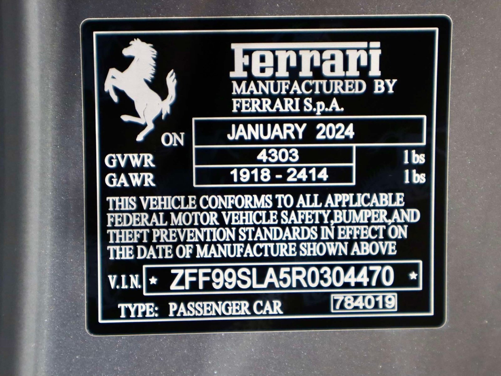 Certified 2024 Ferrari 296 GTB RWD image 37