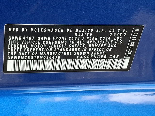 Certified 2023 Volkswagen Jetta SE FWD image 31
