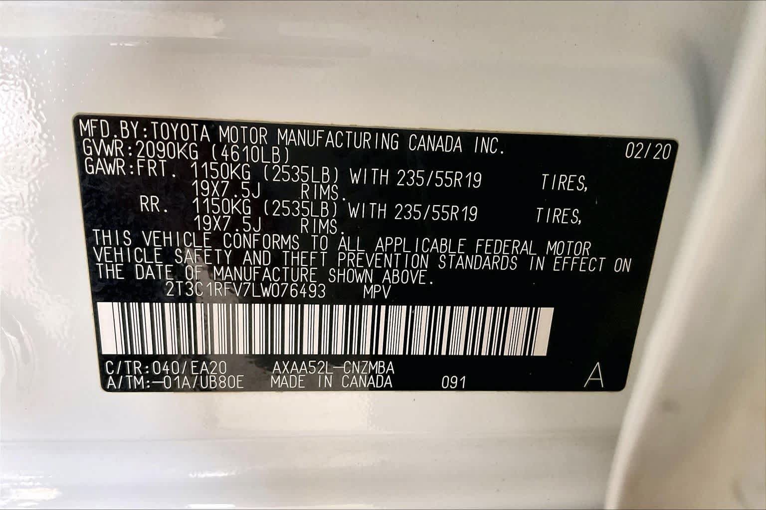 Used 2020 Toyota RAV4 XLE Premium FWD image 32
