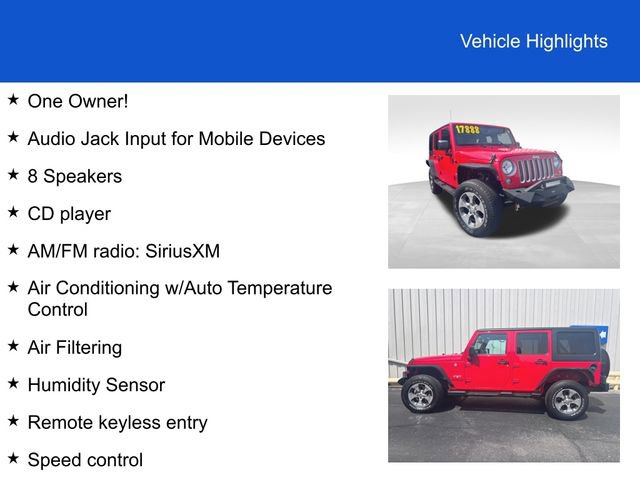 Used 2016 Jeep Wrangler Unlimited Sahara w/ Connectivity Group image 2