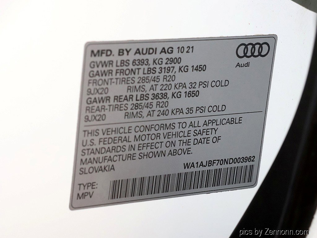 Used 2022 Audi Q7 2.0T Premium image 40