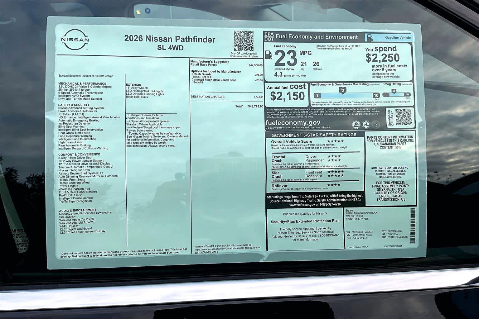 New 2026 Nissan Pathfinder SL image 19