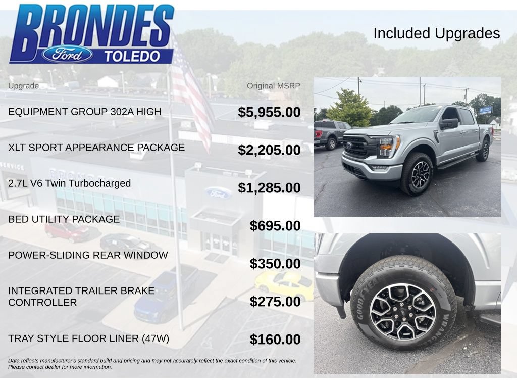 Used 2023 Ford F150 XLT w/ Equipment Group 302A High AWD/4WD image 6