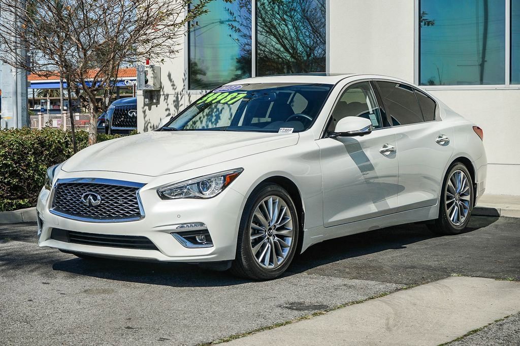 Certified 2023 INFINITI Q50 Luxe w/ Cargo Package image 3