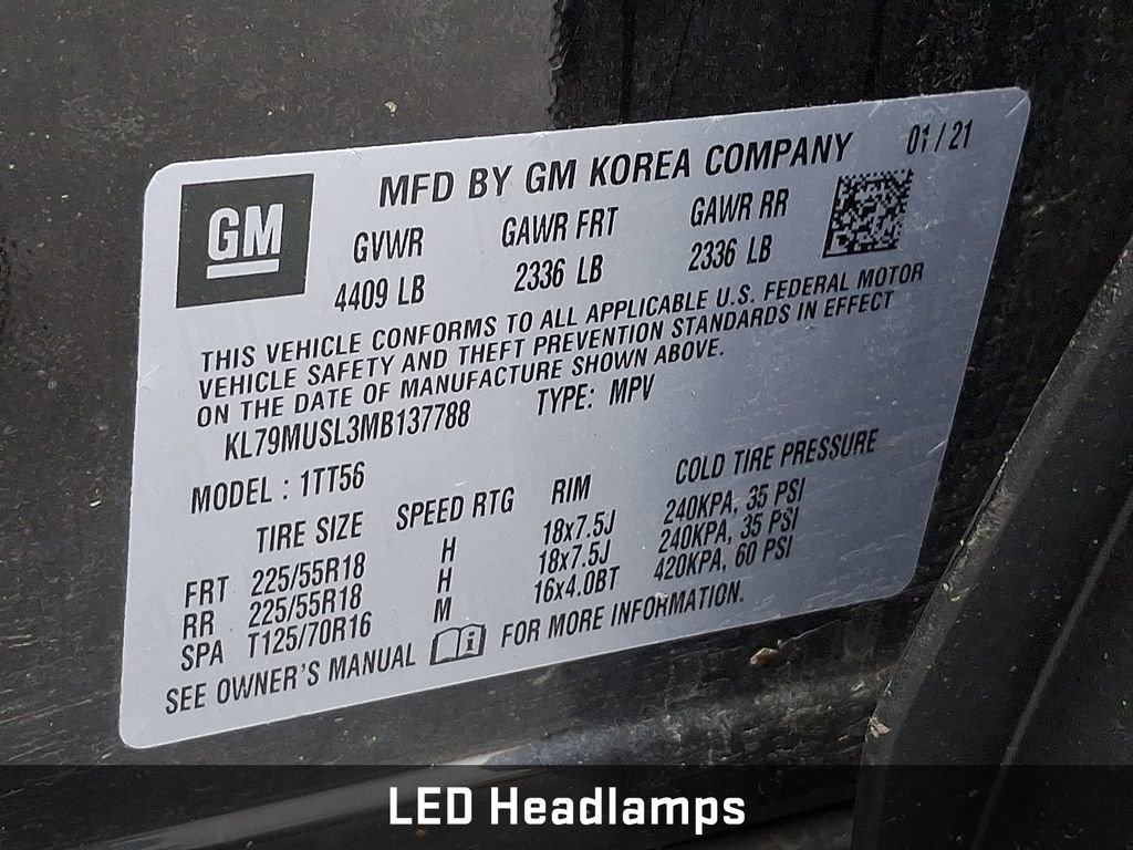 Used 2021 Chevrolet TrailBlazer RS w/ Technology Package image 22