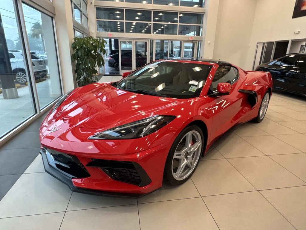 Used 2023 Chevrolet Corvette Stingray Preferred Cpe w/ Chrome Exterior Badge Package RWD image 3