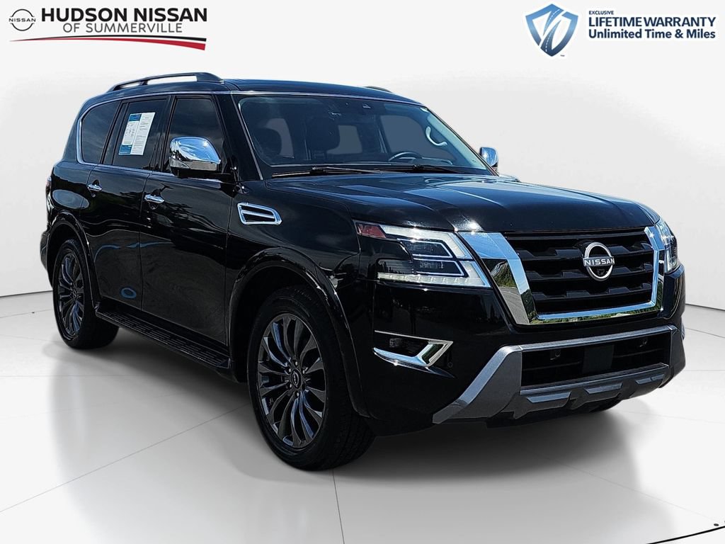 Used 2024 Nissan Armada Platinum w/ Captain's Chairs Package AWD/4WD image 1
