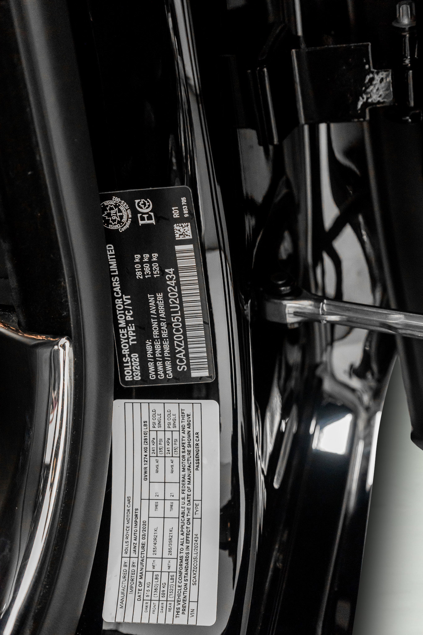 Used 2020 Rolls-Royce Wraith RWD image 56