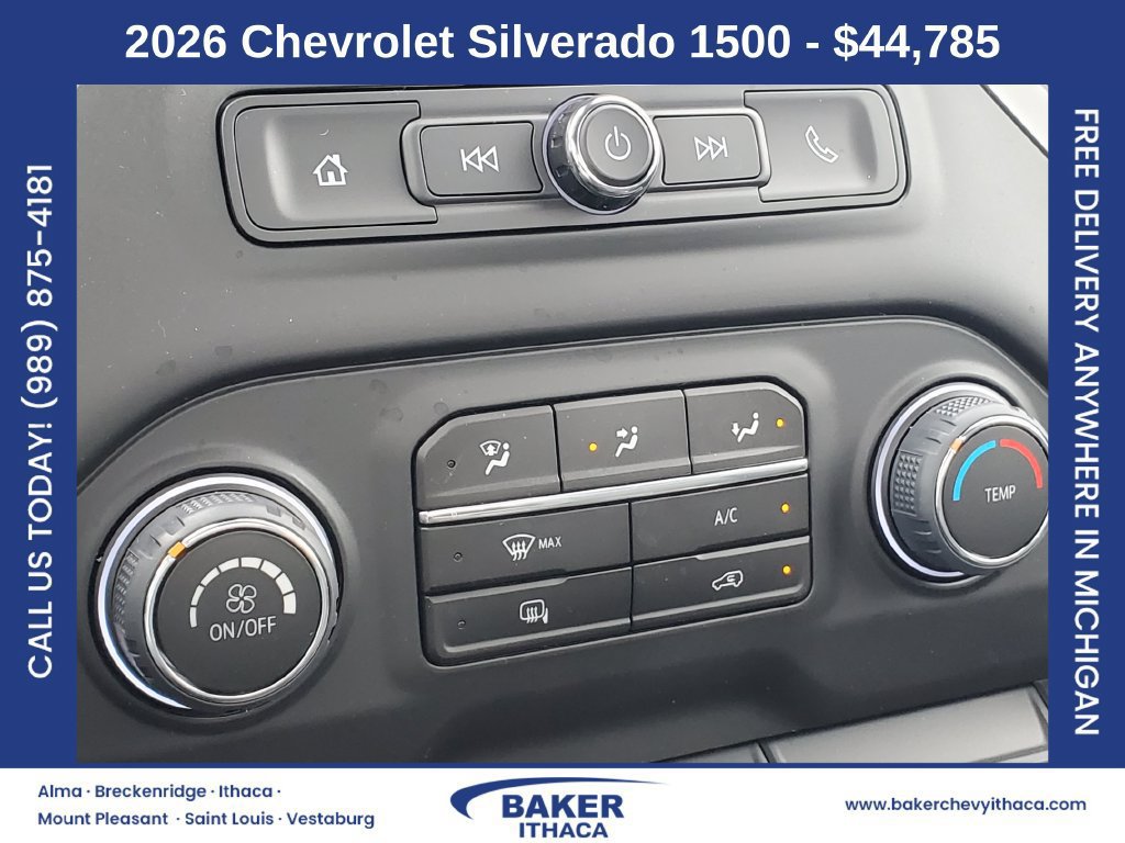 New 2026 Chevrolet Silverado 1500 W/T w/ Trailering Package AWD/4WD image 17