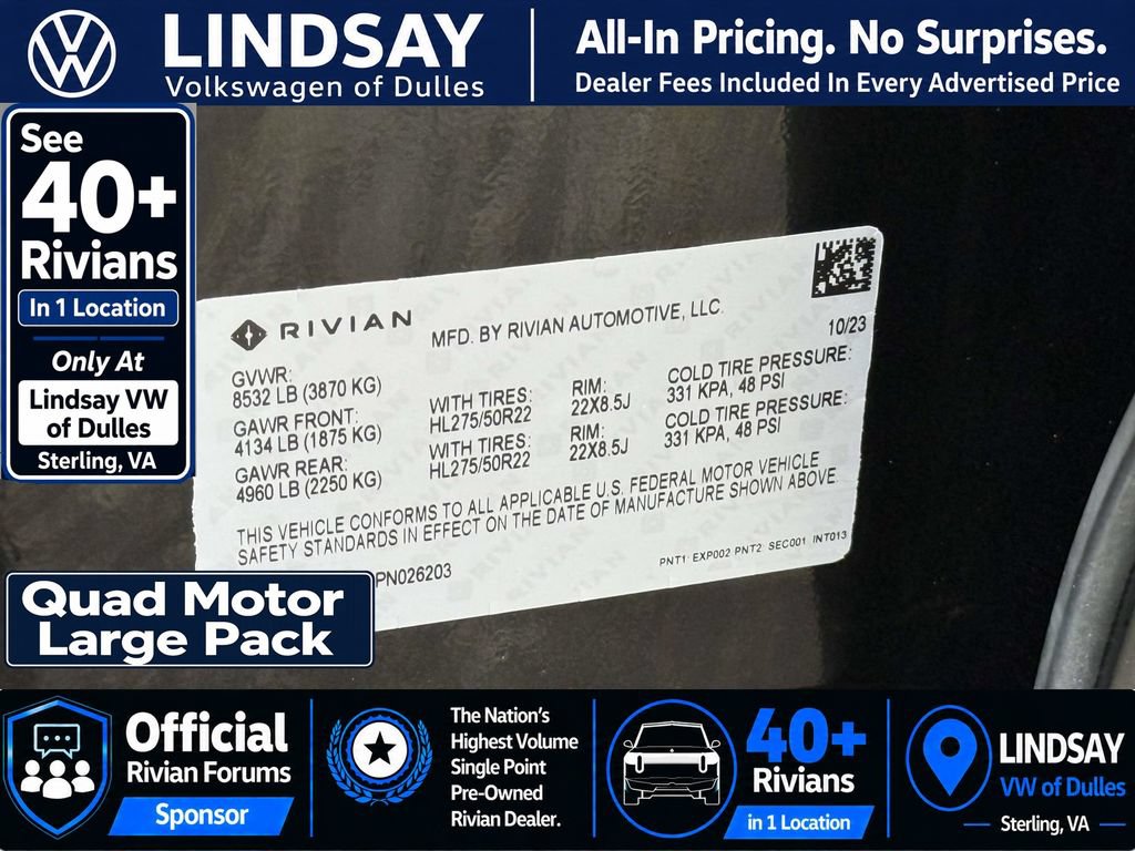 Used 2023 Rivian R1S Adventure AWD/4WD image 31