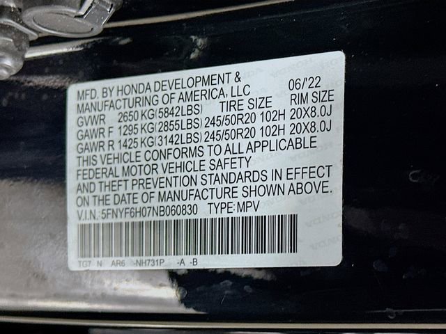 Certified 2022 Honda Pilot Elite image 39