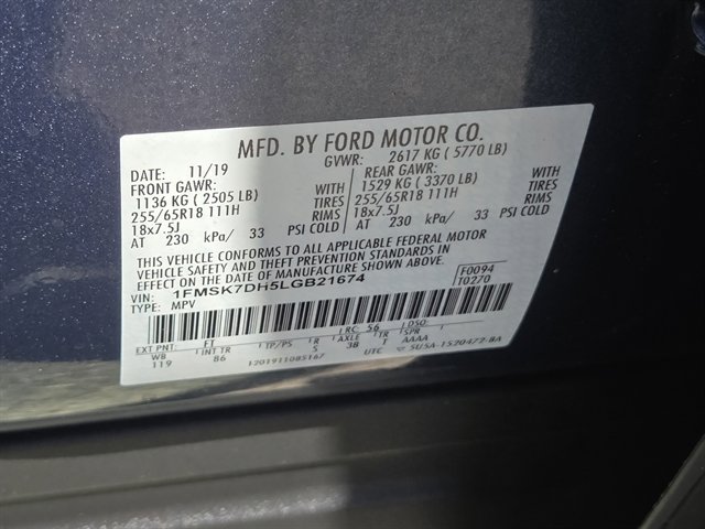 Used 2020 Ford Explorer XLT image 13