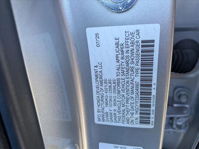 Certified 2025 Honda Accord LX image 23