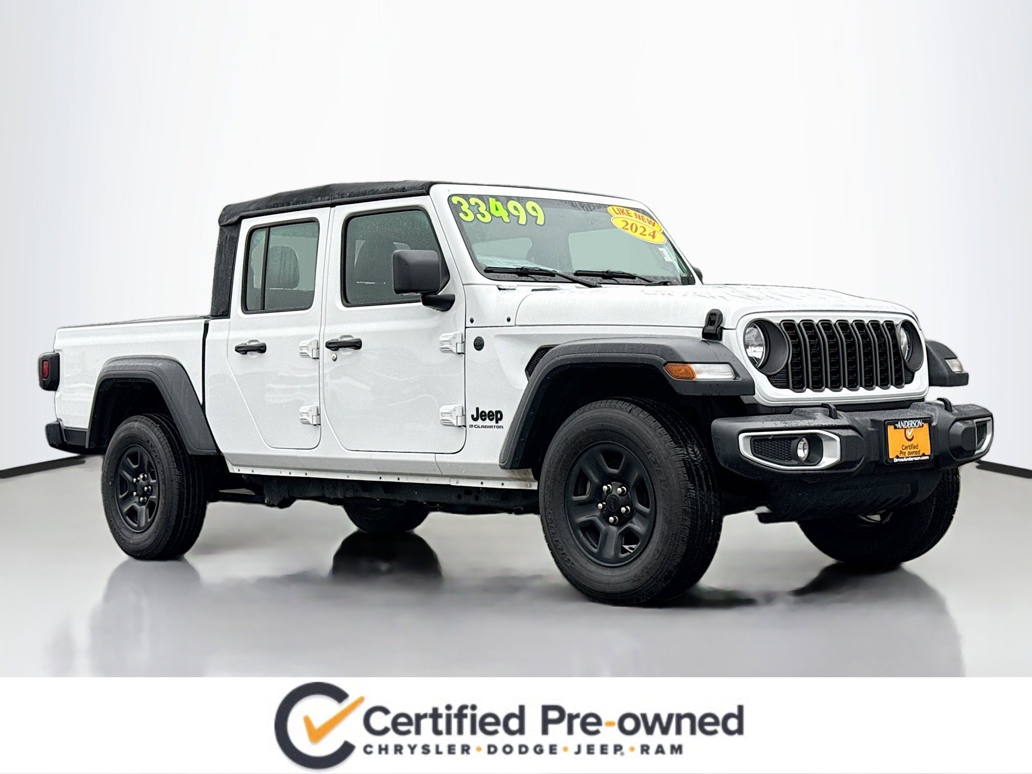 Certified 2024 Jeep Gladiator Sport