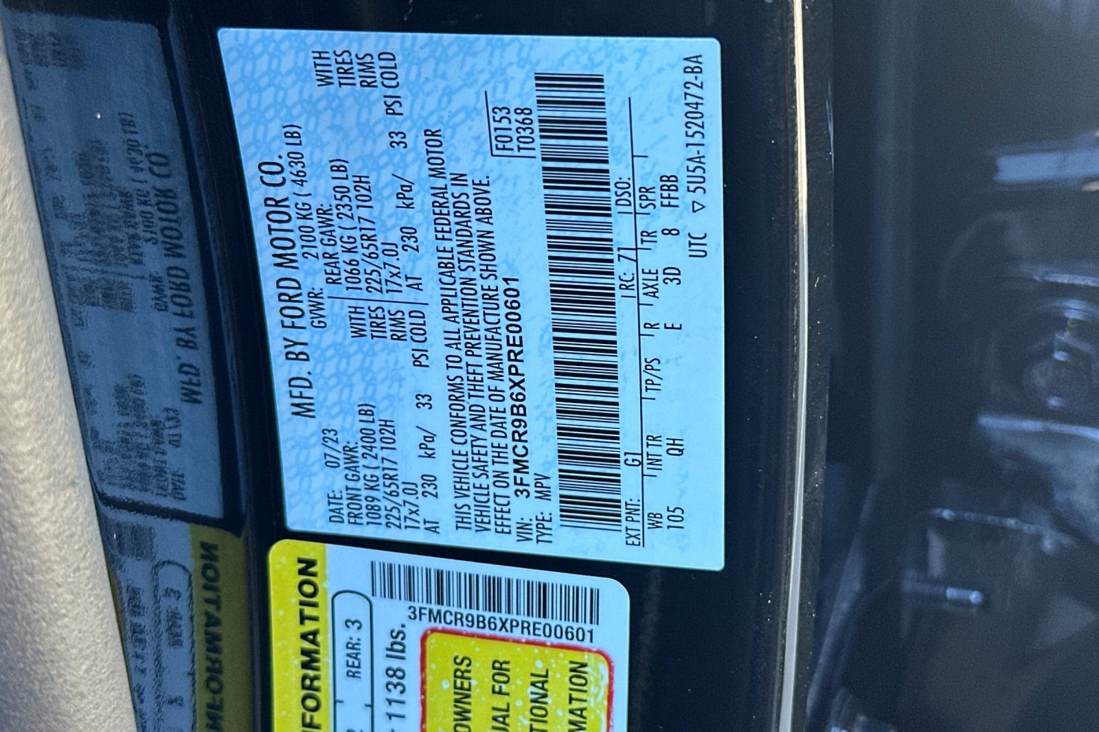 Used 2023 Ford Bronco Sport Big Bend w/ Convenience Package image 28