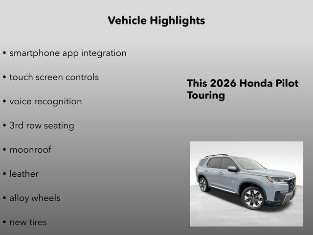 New 2026 Honda Pilot Touring image 15