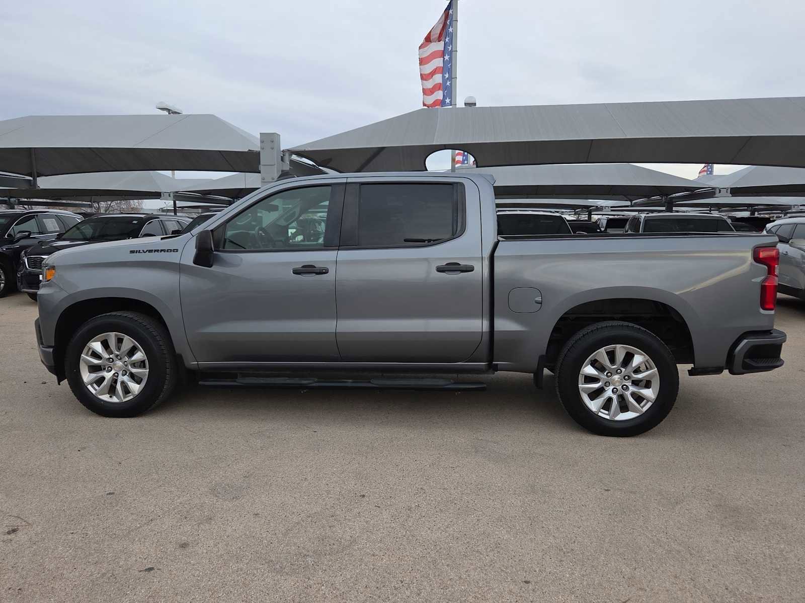 Used 2022 Chevrolet Silverado 1500 Custom w/ LPO, Dark Essentials Package image 3