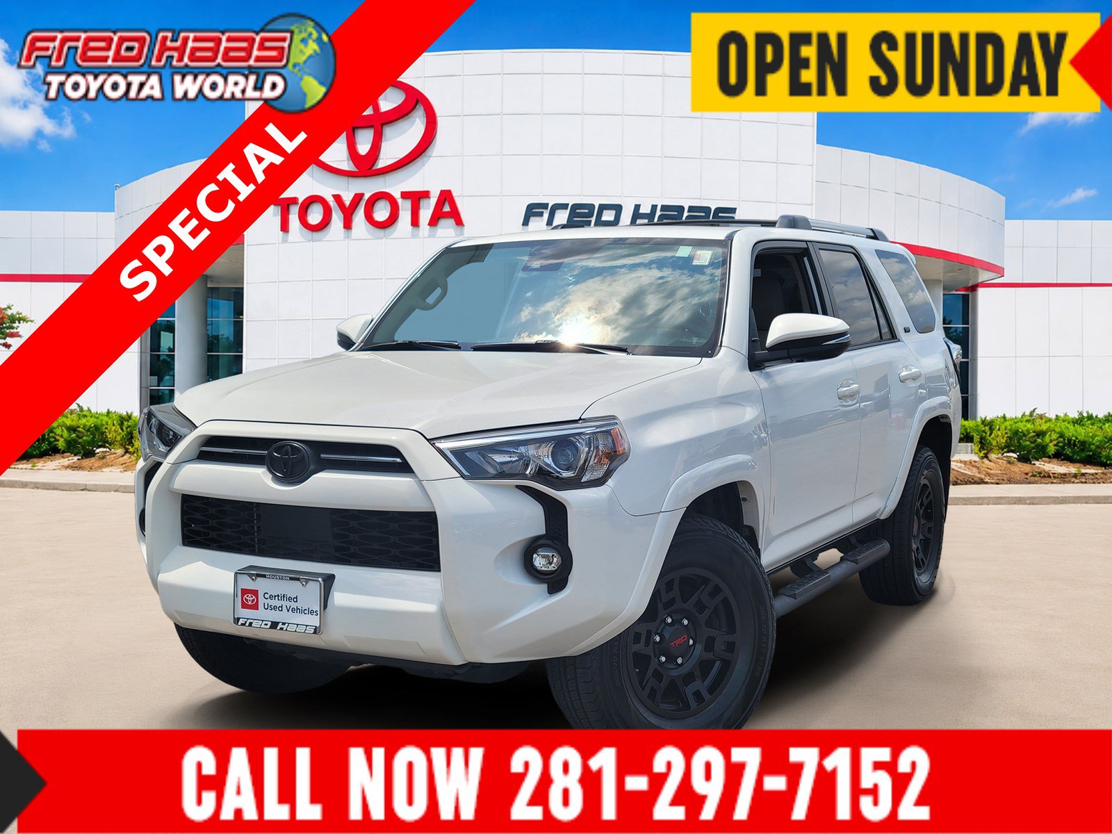 Certified 2022 Toyota 4Runner SR5 Premium w/ Moonroof Package AWD/4WD image 1