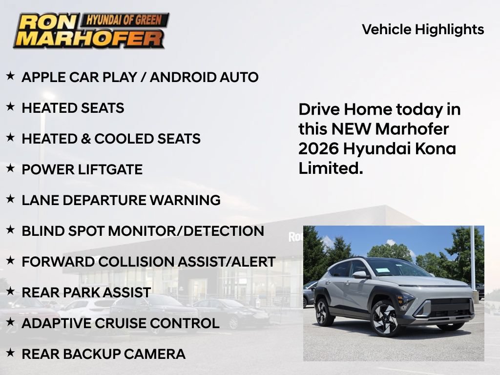 New 2026 Hyundai Kona Limited AWD/4WD image 15
