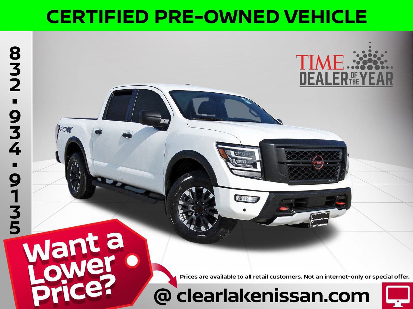 Certified 2023 Nissan Titan PRO-4X w/ Pro-4x Utility Package