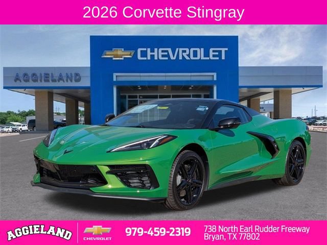 New 2026 Chevrolet Corvette Stingray Preferred Conv w/ Z51 Performance Package RWD image 8