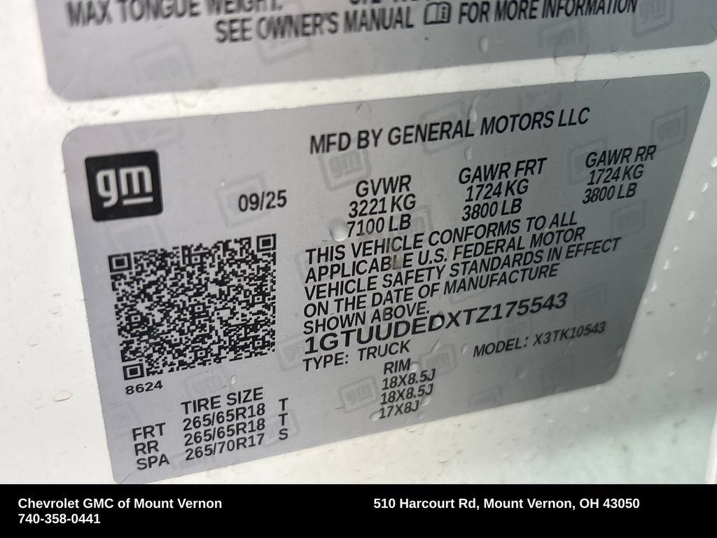 Used 2026 GMC Sierra 1500 SLT AWD/4WD image 31