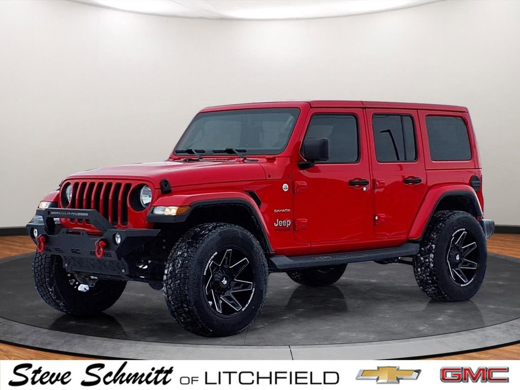Used 2018 Jeep Wrangler Unlimited Sahara AWD/4WD image 1