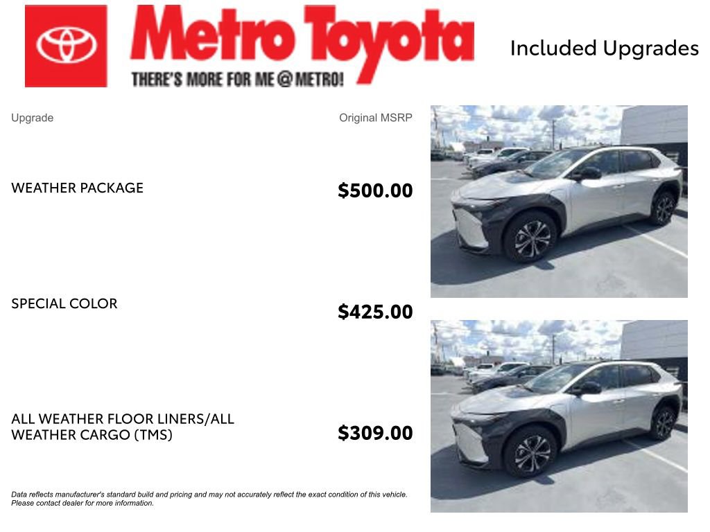 Used 2024 Toyota bZ4X XLE w/ Weather Package AWD/4WD image 4