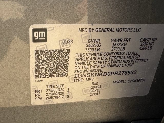 Certified 2023 Chevrolet Tahoe LT w/ Luxury Package AWD/4WD image 34