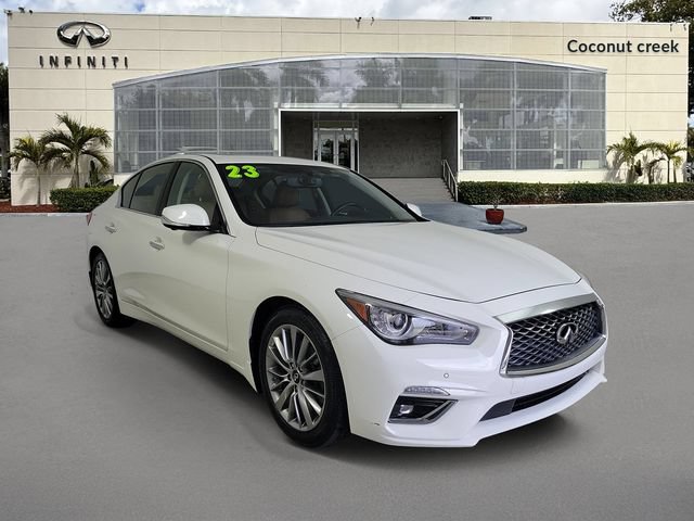 Certified 2023 INFINITI Q50 Luxe w/ Cargo Package