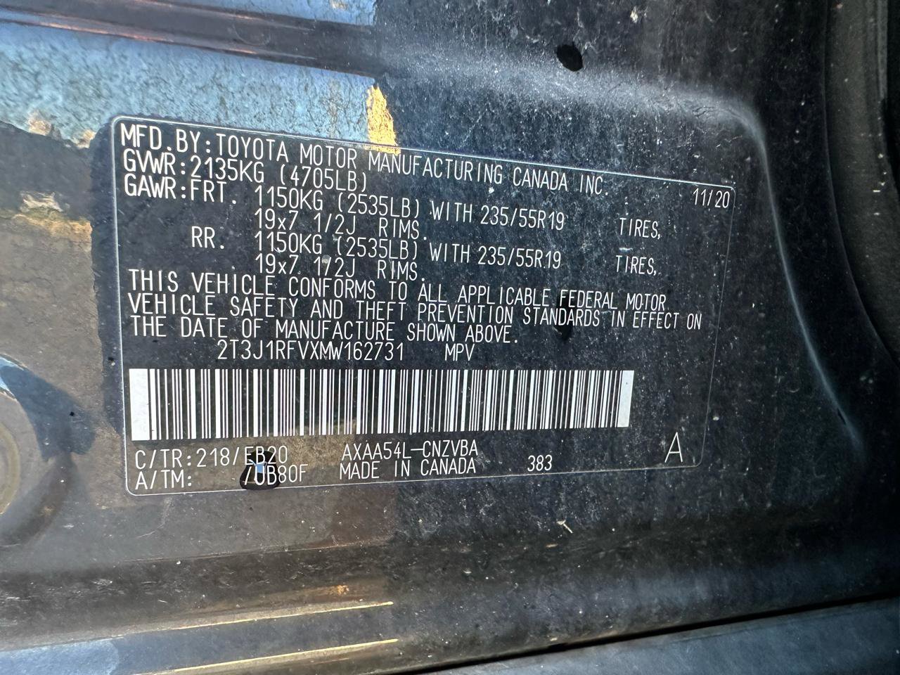 Used 2021 Toyota RAV4 Adventure AWD/4WD image 19