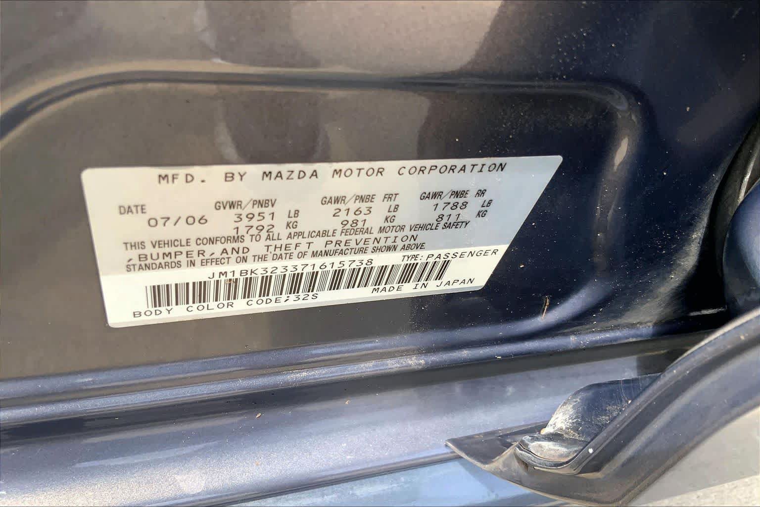 Used 2007 MAZDA MAZDA3 s Touring FWD image 30