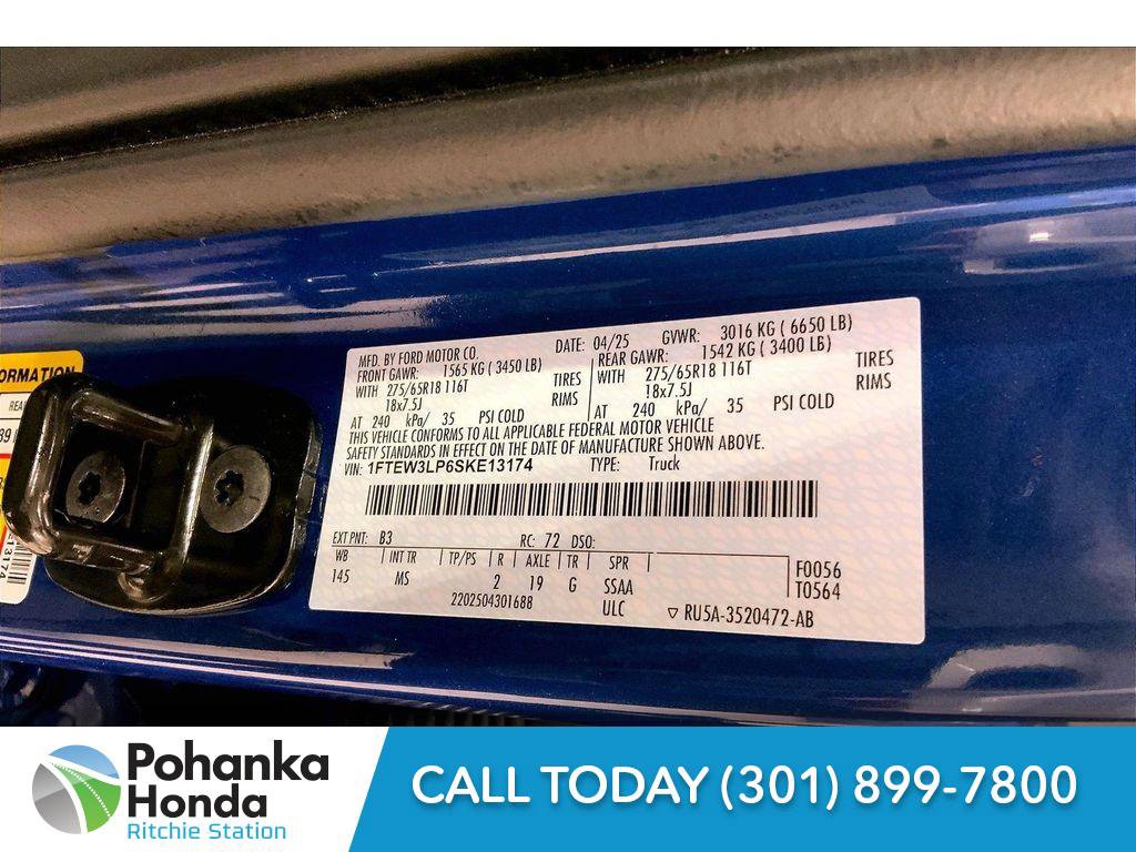 Used 2025 Ford F150 XLT w/ Equipment Group 301A Standard image 33