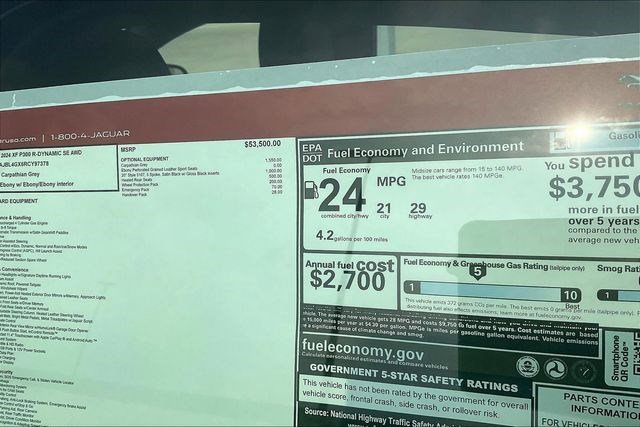 New 2024 Jaguar XF R-Dynamic SE image 16