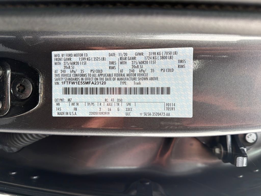 Used 2021 Ford F150 XLT w/ Equipment Group 302A High image 29