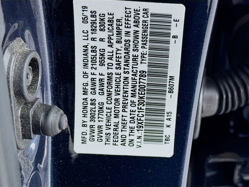 Used 2019 Honda Civic EX image 43
