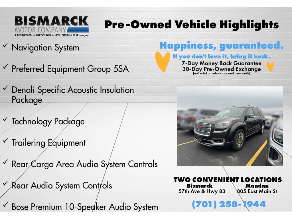 Used 2015 GMC Acadia Denali AWD/4WD image 8